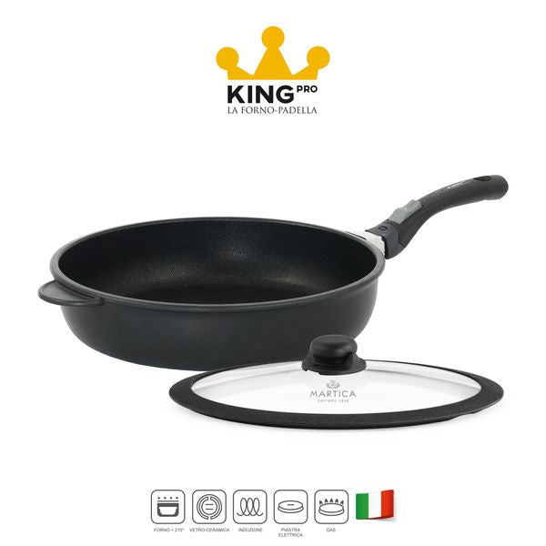 BALLARINI Parma Set 2 Padelle Antiaderenti – Made In Italy, Alluminio Forgiato, 25,4 E 30,5 Cm, Rivestimento In Granito