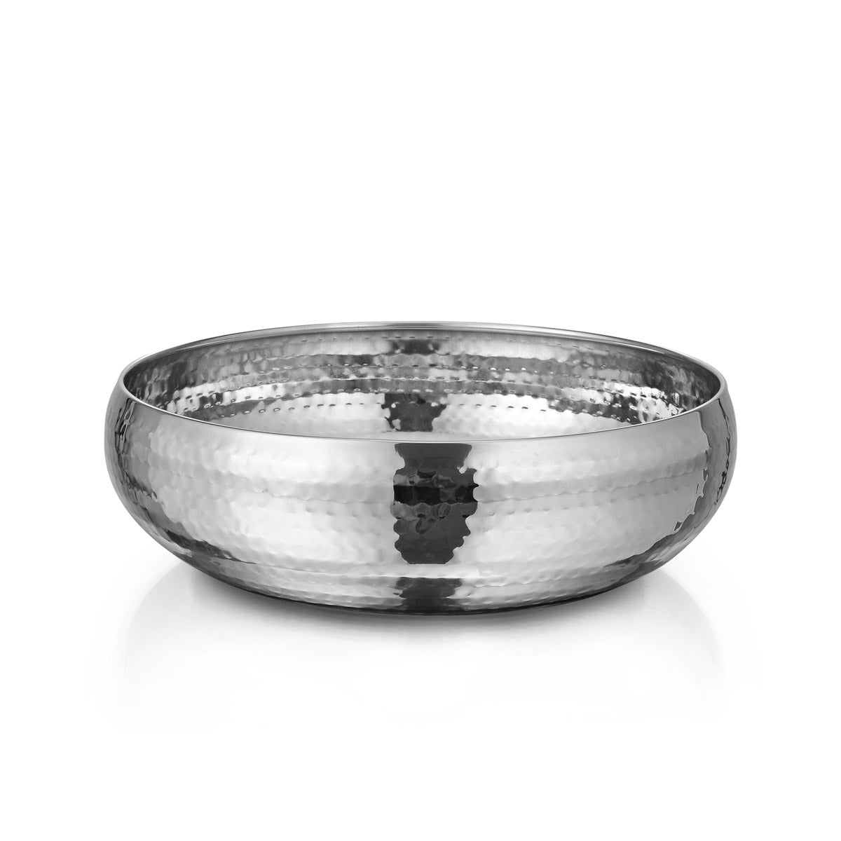 Set cestini stile moderno in acciaio inox martellato - Fashion