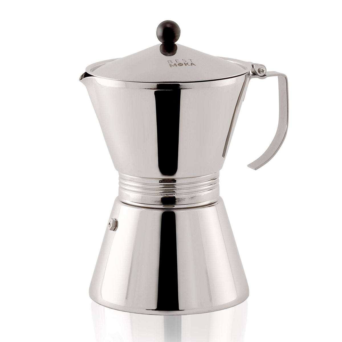 Caffettiera da 12 tazze in acciaio inox ad induzione Italia - Best Moka