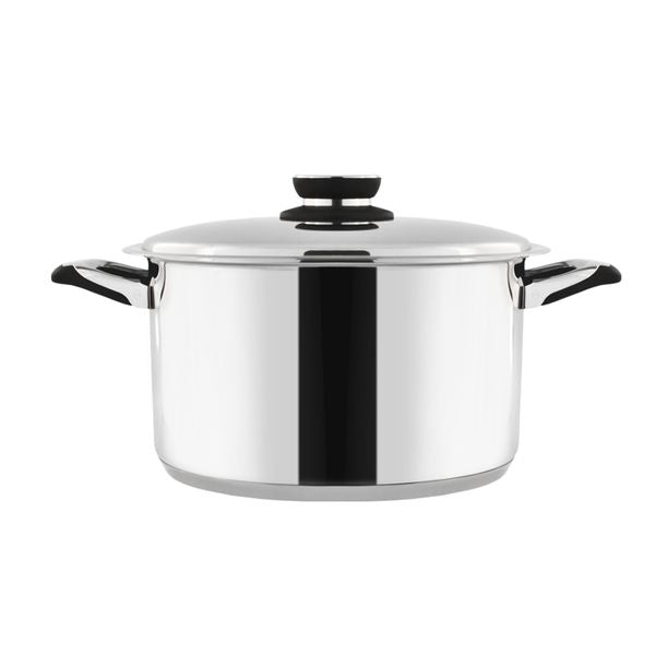 Casseruola da 28 cm 9 litri in acciaio inox ad induzione - Batteria di Pentole Corredo