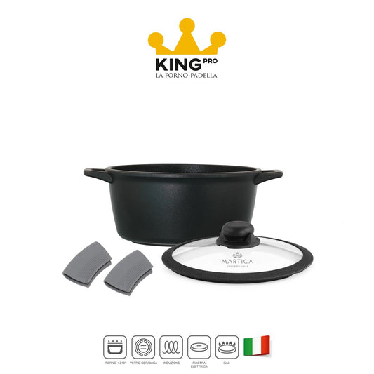 Casseruola forno con rivestimento antiaderente ad induzione piccola da 20 - King Pro
