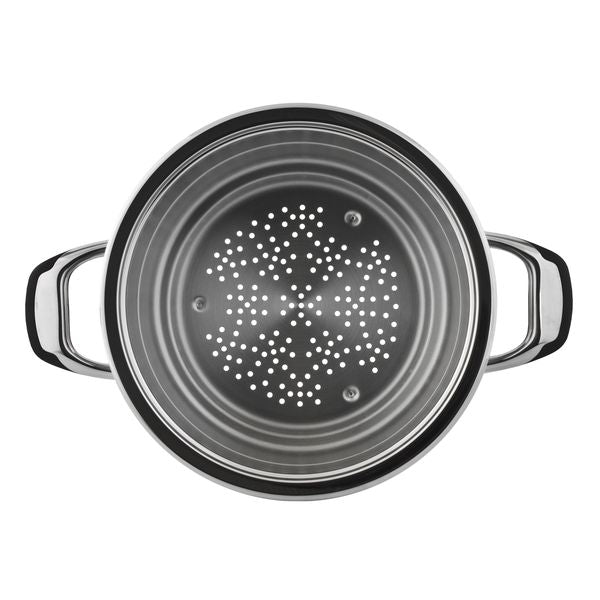 Colacuoci in acciaio inox da 24 cm - Batteria Pentole