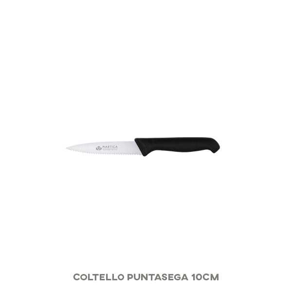 Coltello punta sega da 10 cm