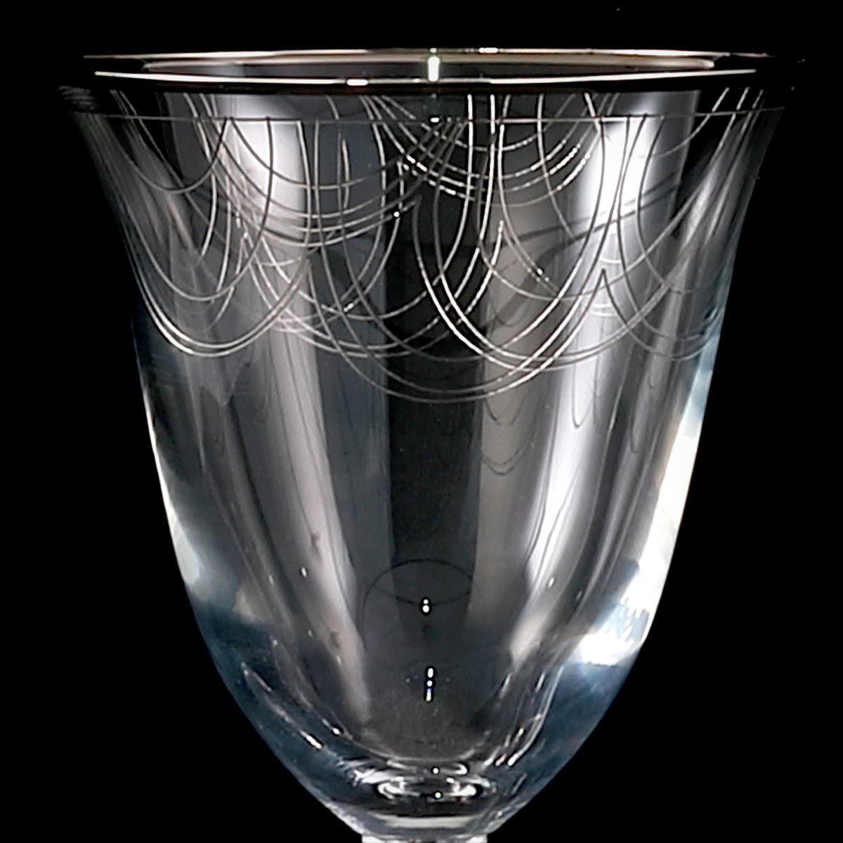 Completo bicchieri 50 pezzi filo argento moderno - Londra