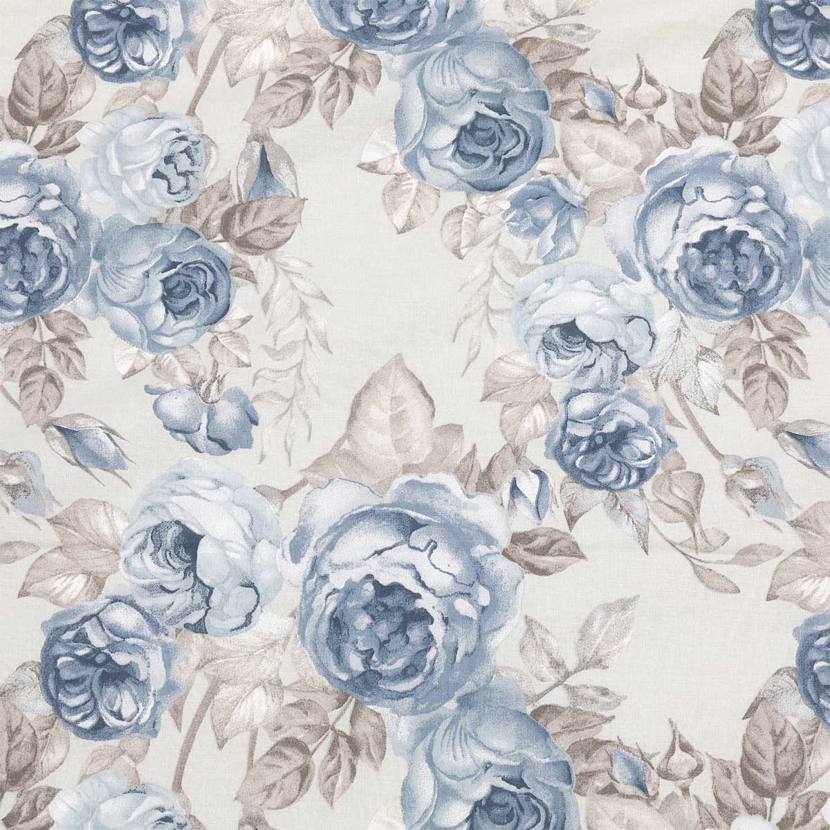 Coordinato letto sposa a fiori azzurro - Flora