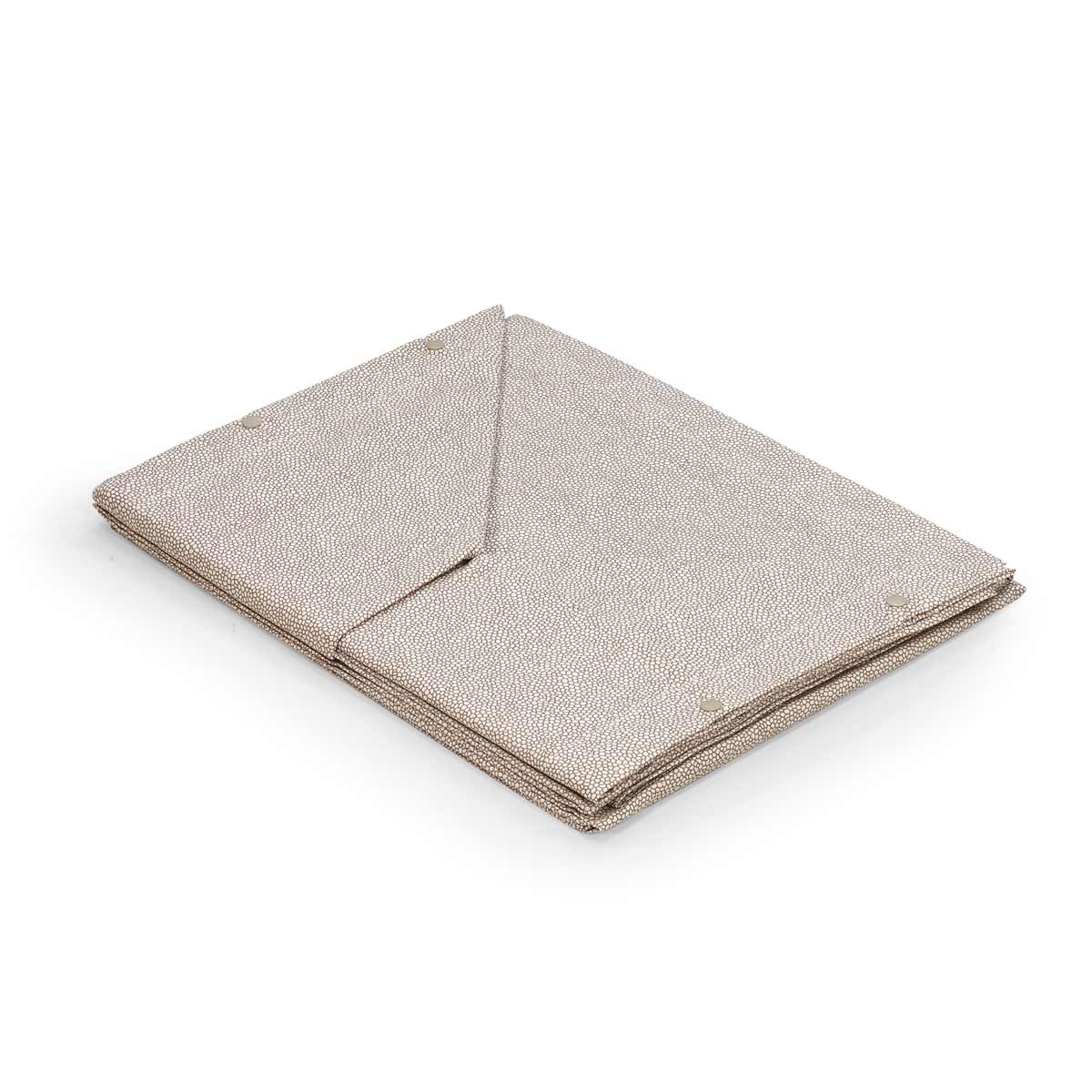 Coppia lenzuola matrimoniale in puro cotone misure grandi con fantasia moderna variante tortora