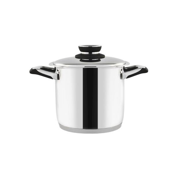 Pentola in acciaio inox ad induzione da 20 cm 5,6 litri - Batteria di Pentole per Corredo