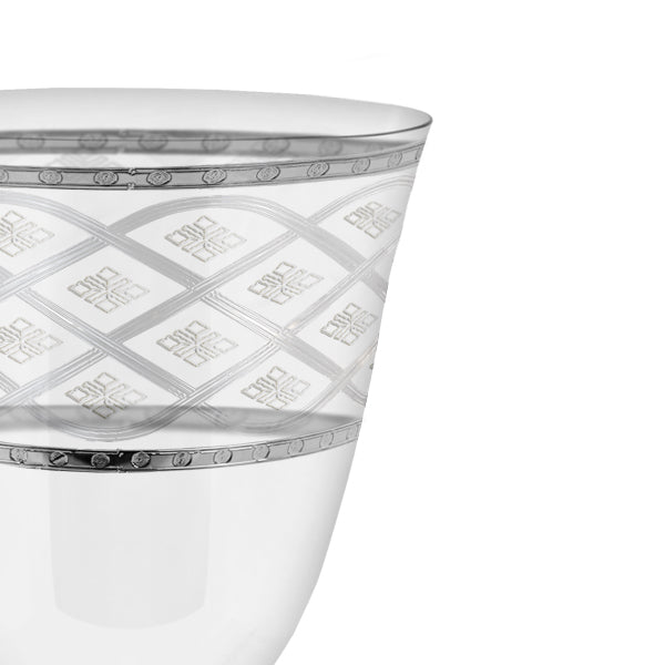 Servizio di bicchieri inciso decorato argento - Carisma