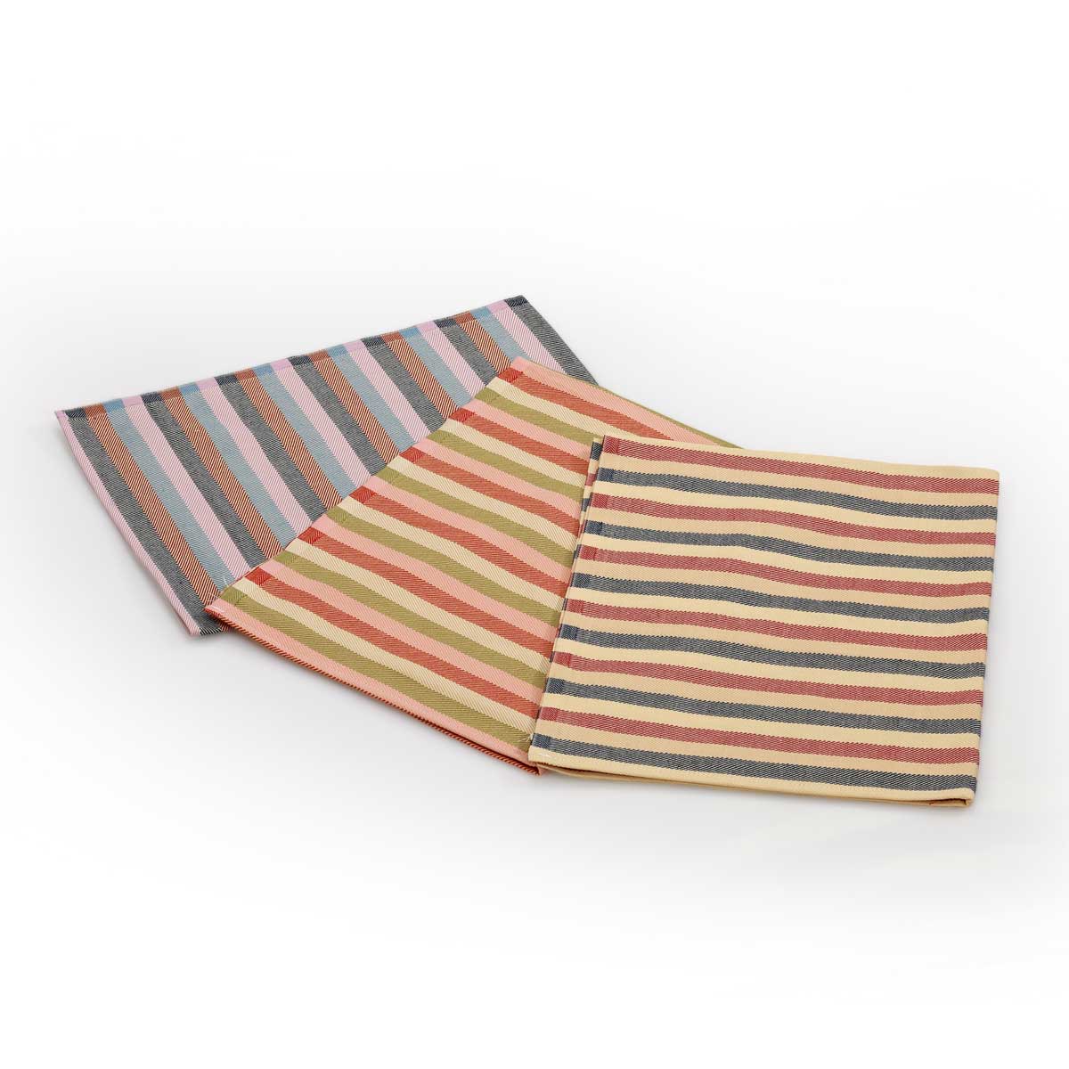Set strofinacci cucina in cotone italiano rigoni multicolore