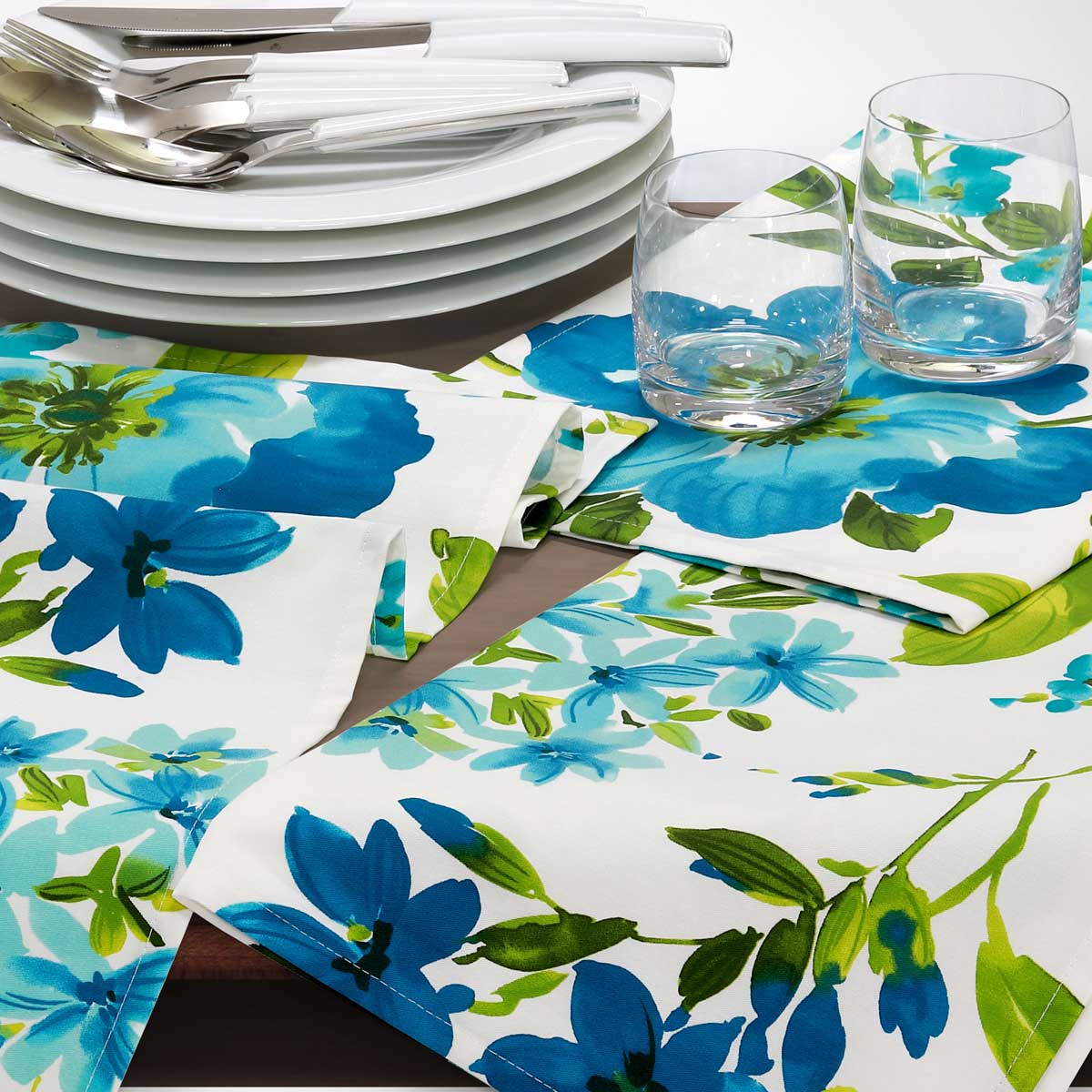 Set strofinacci cucina con fantasia floreale moderna provenza 3 pezzi