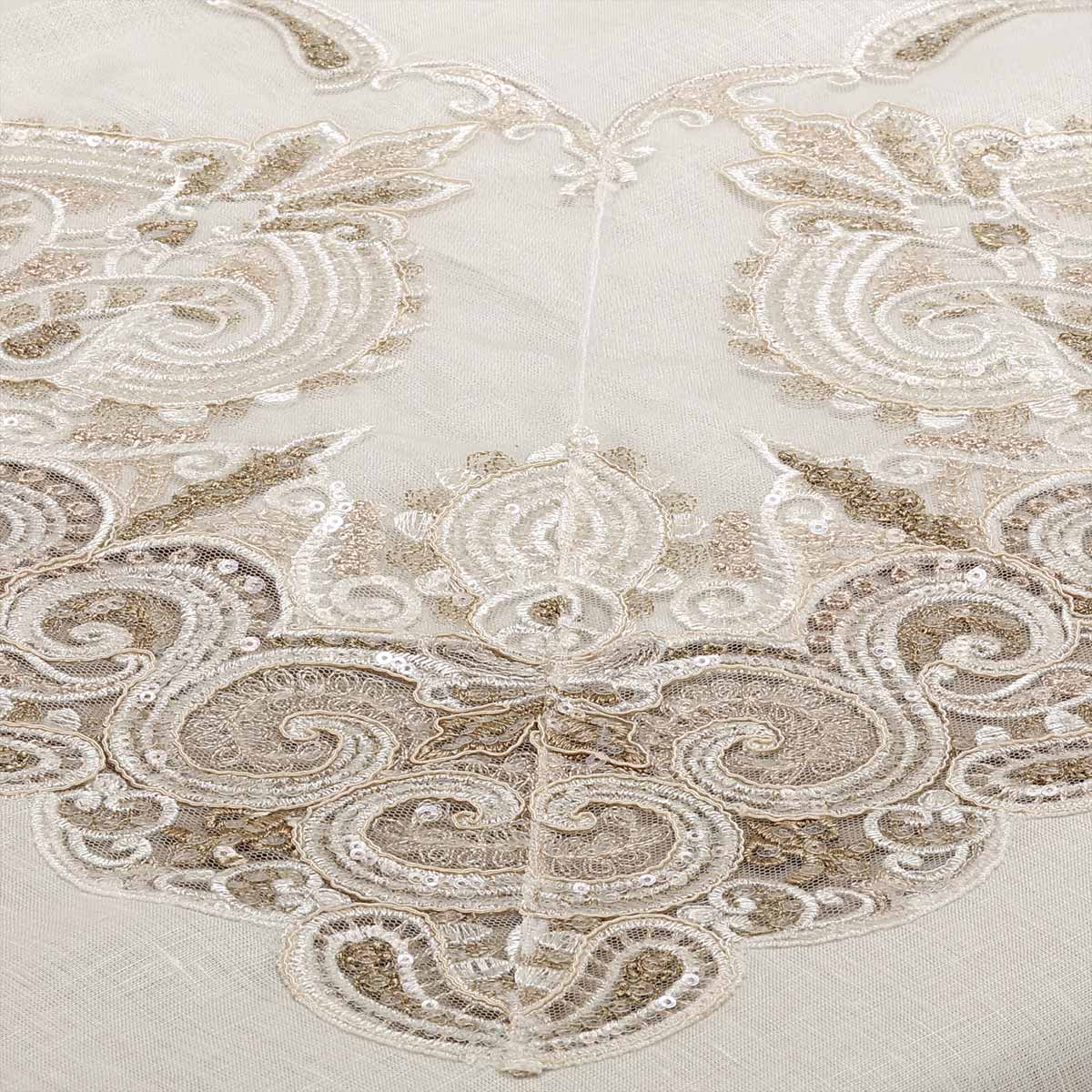 Tovaglia elegante in puro lino per il corredo sposa - Beatrice
