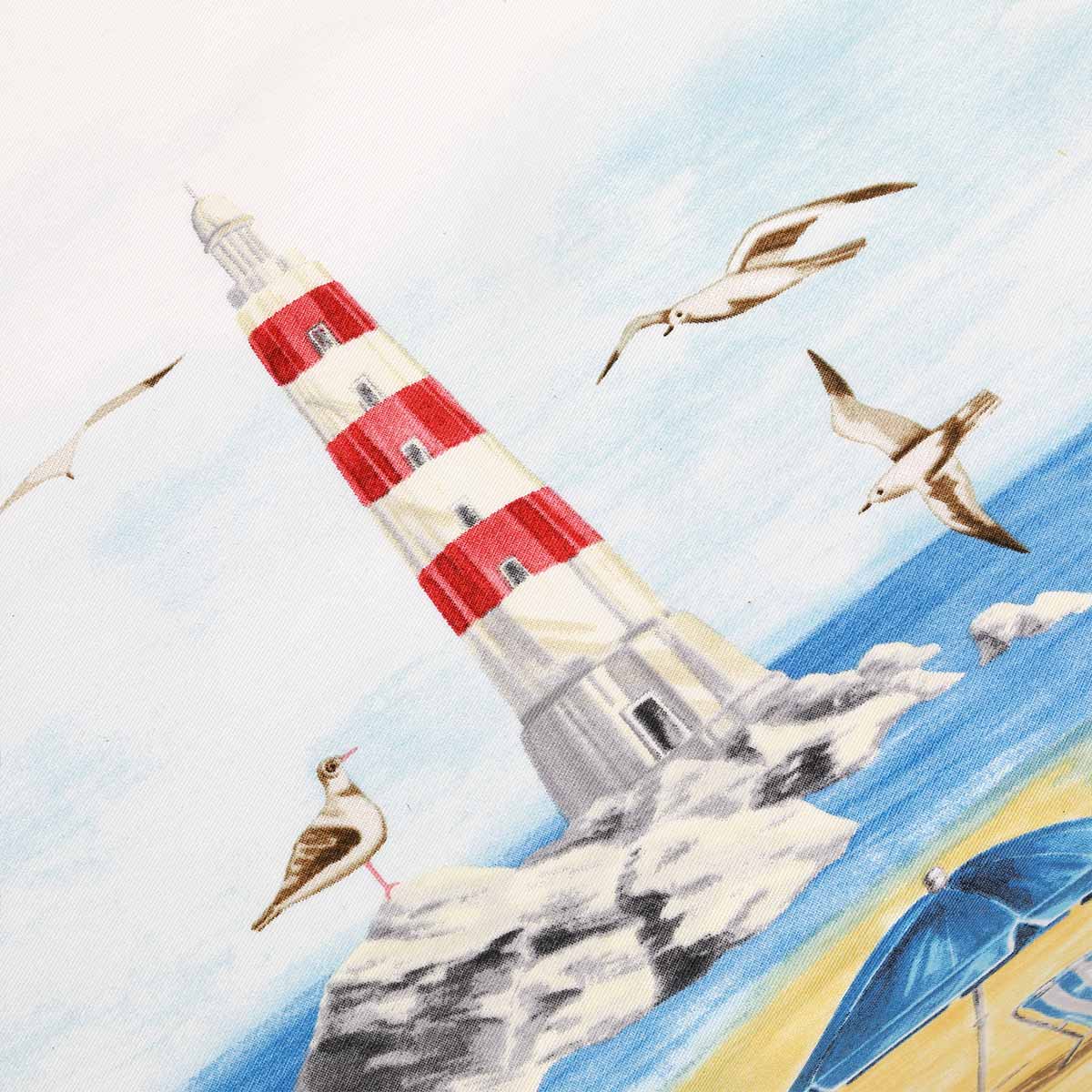 Tovaglie cotone con disegno mare per 8 e 12 persone - Beach