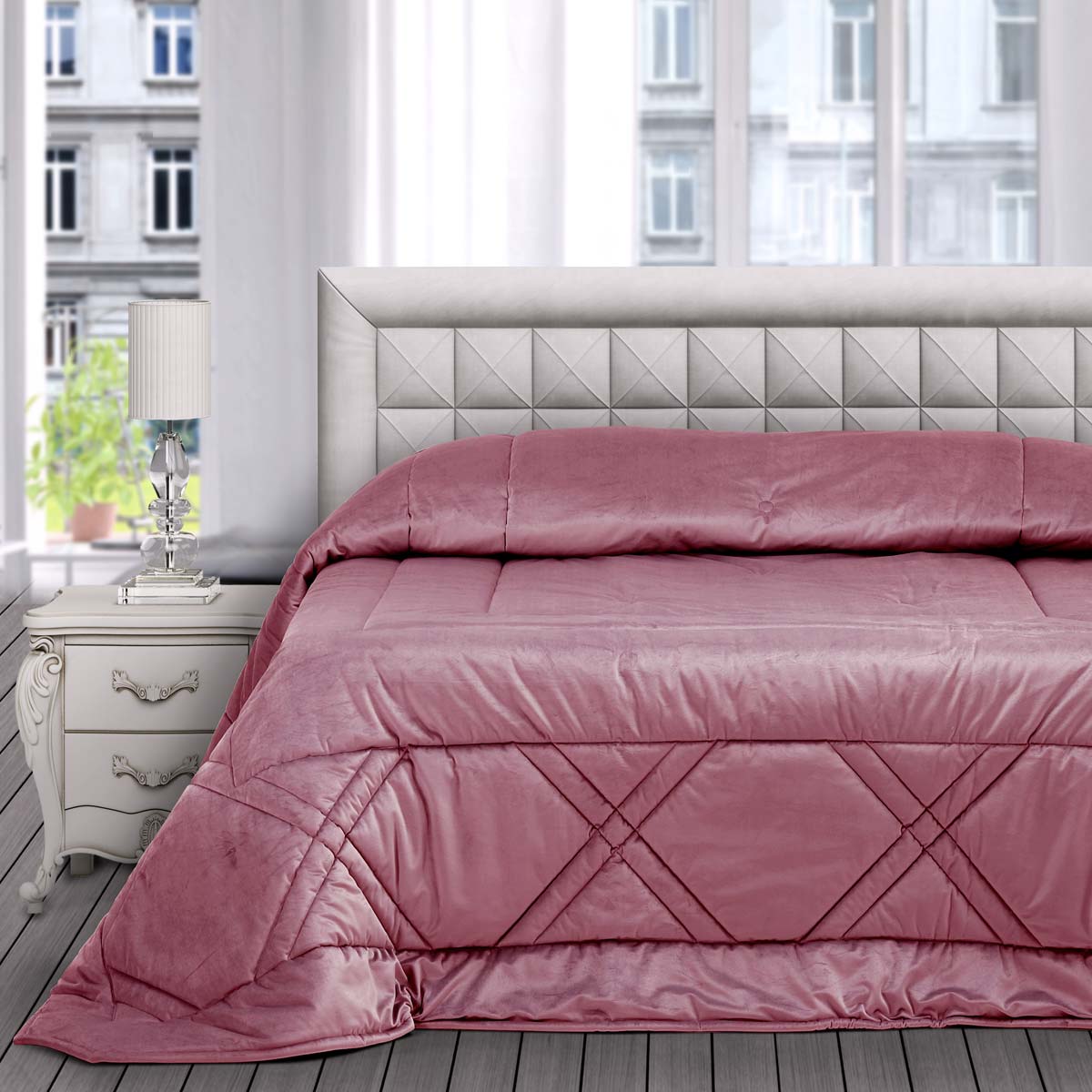 Letto da giorno con contenitore tessuto beige chiaro 90 x 200 cm VITTEL Letto da giorno con contenitore tessuto beige chiaro 90 x 200 cm VITTEL