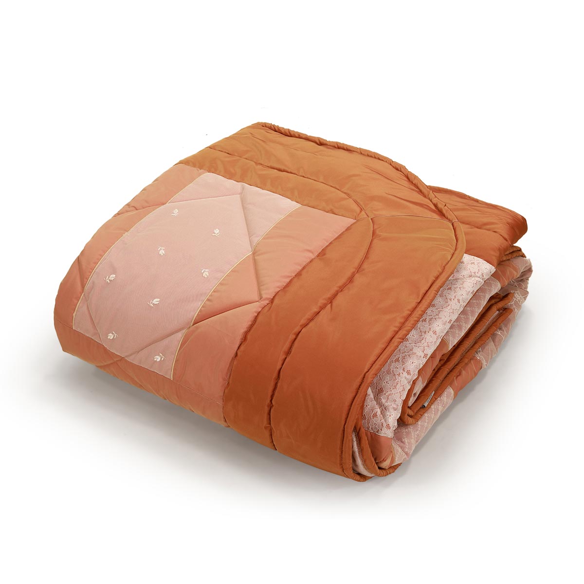 Trapunta moderno colore arancio biancheria letto - el090