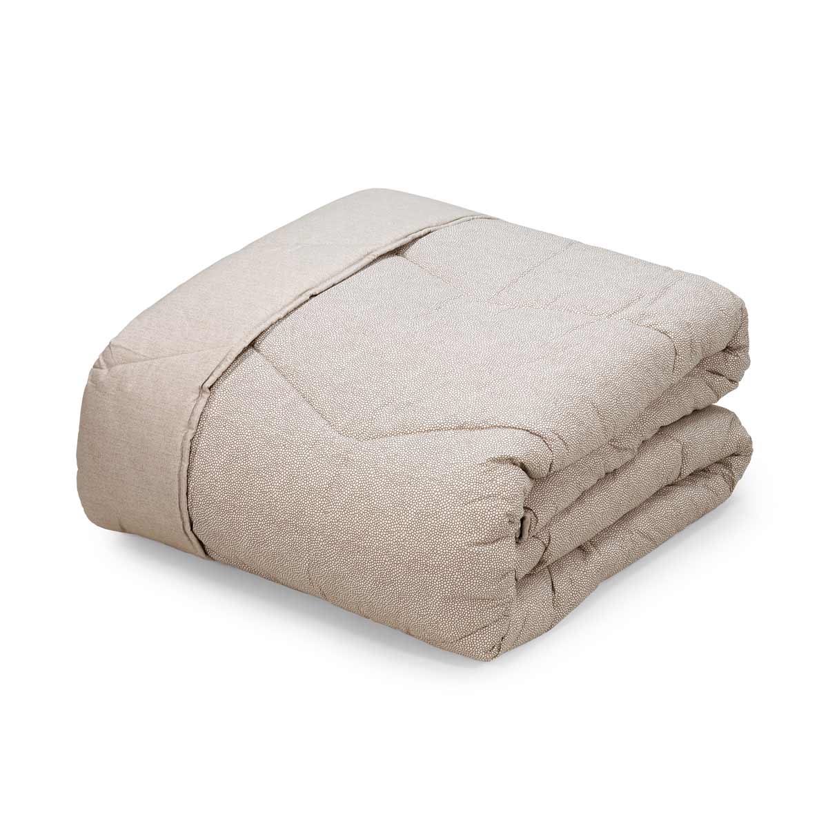 Trapunta tortora matrimoniale dal design moderno double-face