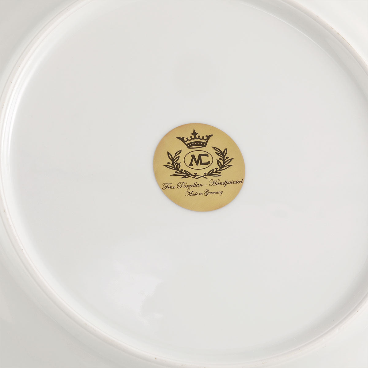 Completo piatti te e caffe importante con decorazione eseguita a mano in oro zecchino - Caterina