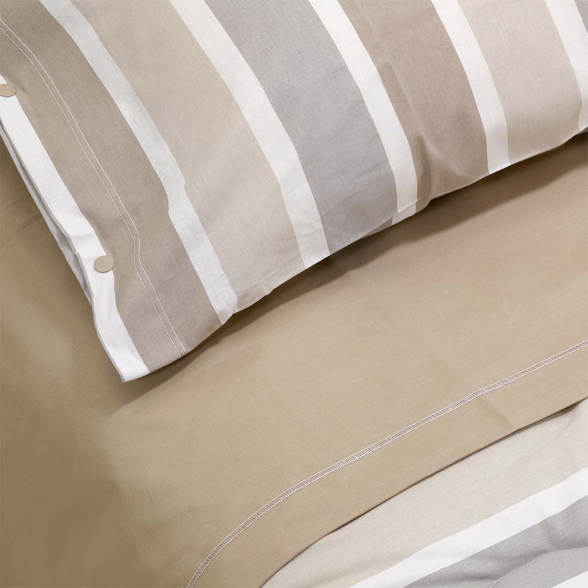 Lenzuola Con Angoli In Jersey 2 Pz Tortora 160x200 Cm Cotone | Leroy Merlin - Foto 6