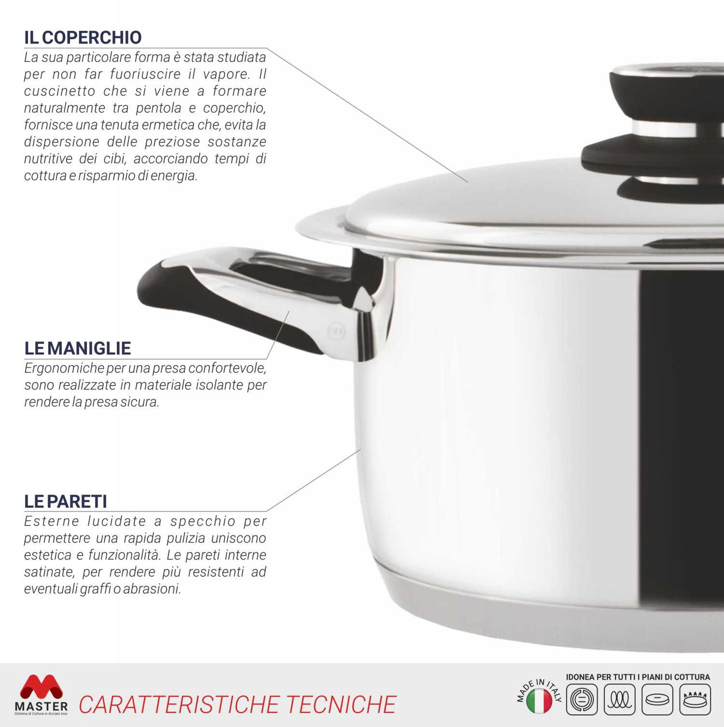 Migliore batteria di pentole in acciaio inox - Martica