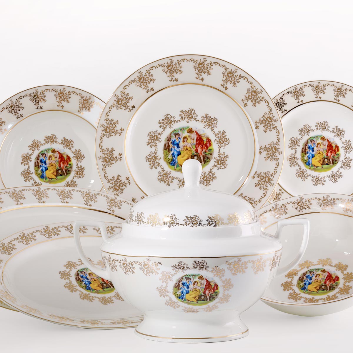 Set TAVOLA 18PZ porcellana AVEIRO BLU | Ferramenta Loddi Set TAVOLA 18PZ porcellana AVEIRO BLU | Ferramenta Loddi