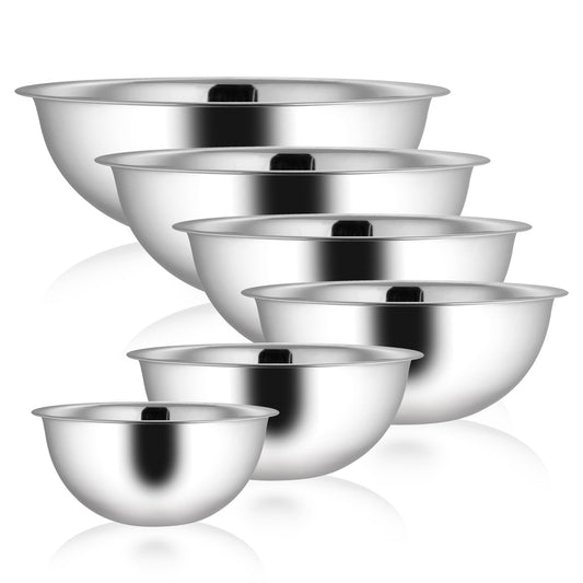 Set contenitori bowl cucina in acciaio inox disponibili in 6 misure - Basic