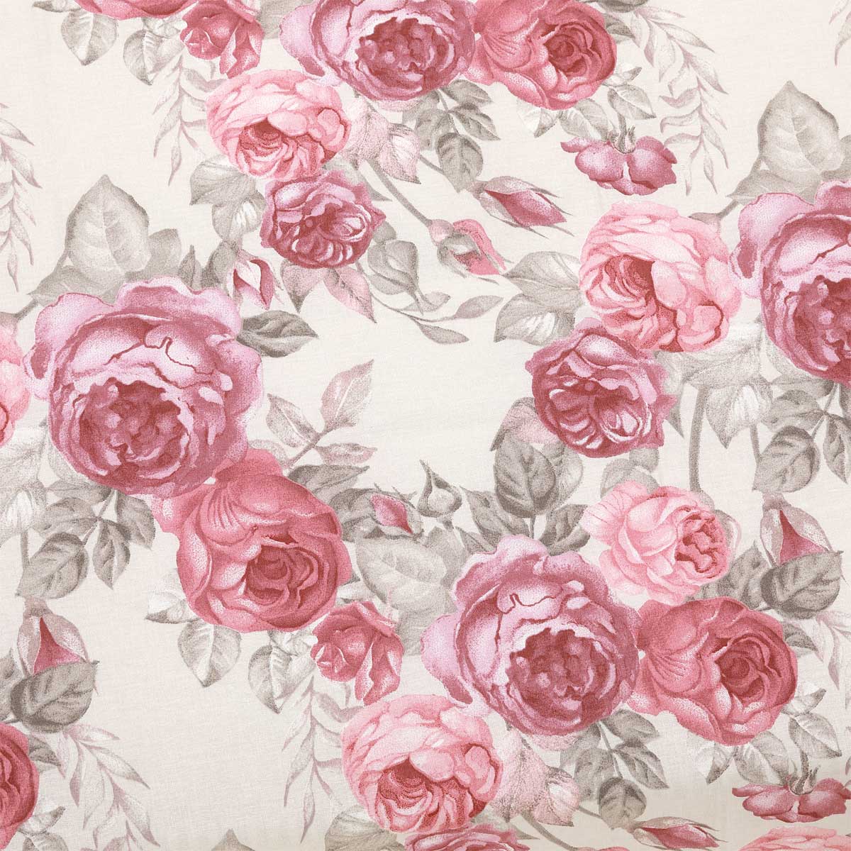 Trapunta letto sposa a fiori rosa - Flora
