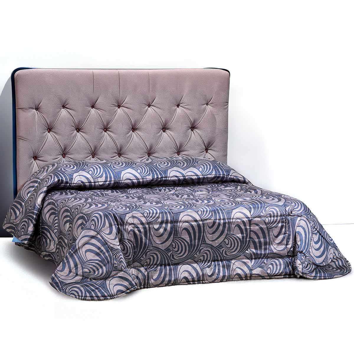 Trapunta pesante dal design moderno blu scuro - el150