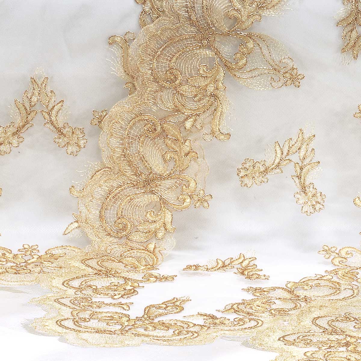 Tris centrini ovali filo oro dallo stile classico rococo - Dorotea