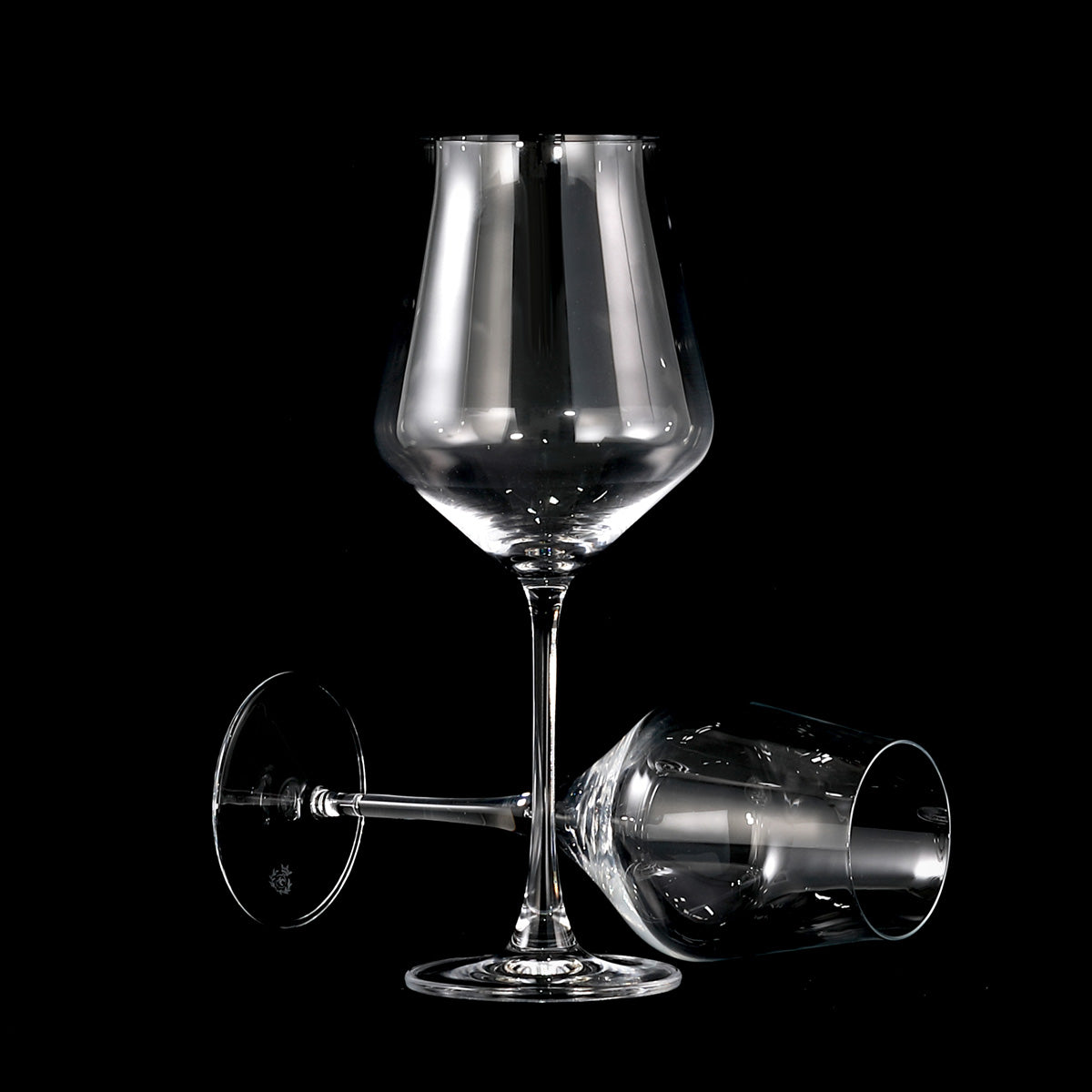 Servizio bicchieri a calici 50 pezzi design moderno lineare - Sabrina