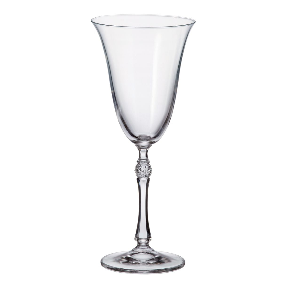 Completo bicchieri moderno liscio taglio diamante - Ginevra
