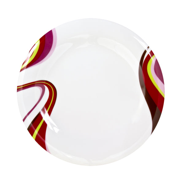Completo piatti porcellana decoro dai colori vivaci - Rapsodia