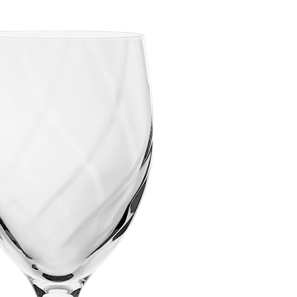 Servizio bicchieri dalla forma ottica 50 pezzi - Corinne