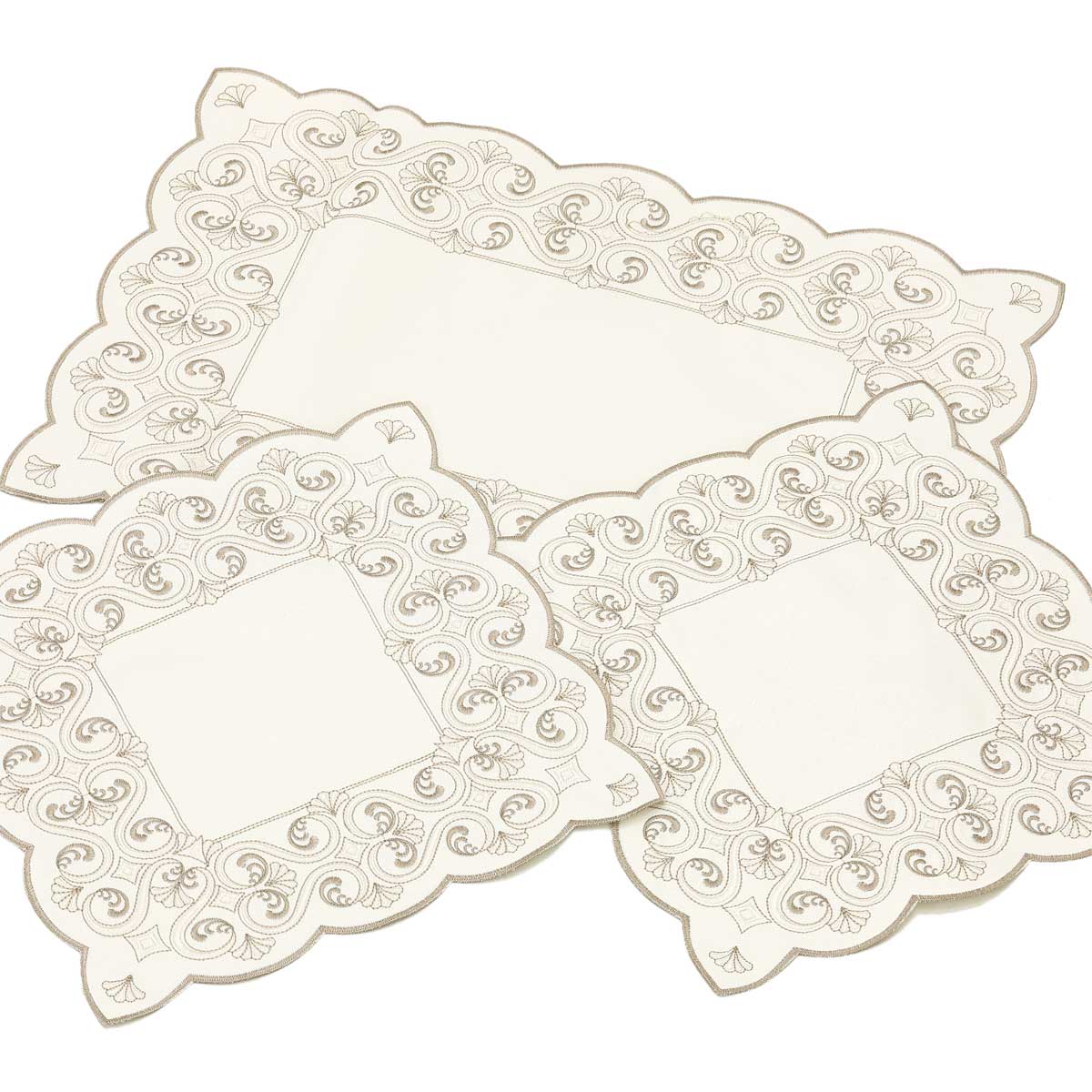 Russo Tessuti Tris Centri Centrini Runner Rasita Strass Brillantini Tinta Unita Lurex-Rosa Russo Tessuti Tris Centri Centrini Runner Rasita Strass Brillantini Tinta Unita Lurex-Rosa