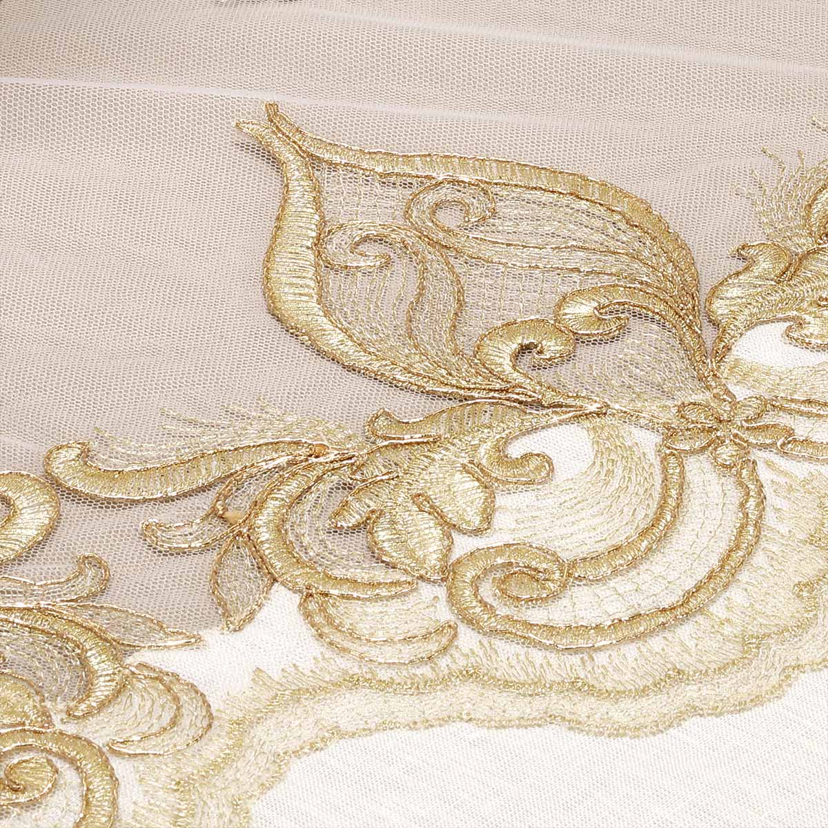 Tovaglia filo oro in tessuto di puro lino italiano - Dorotea